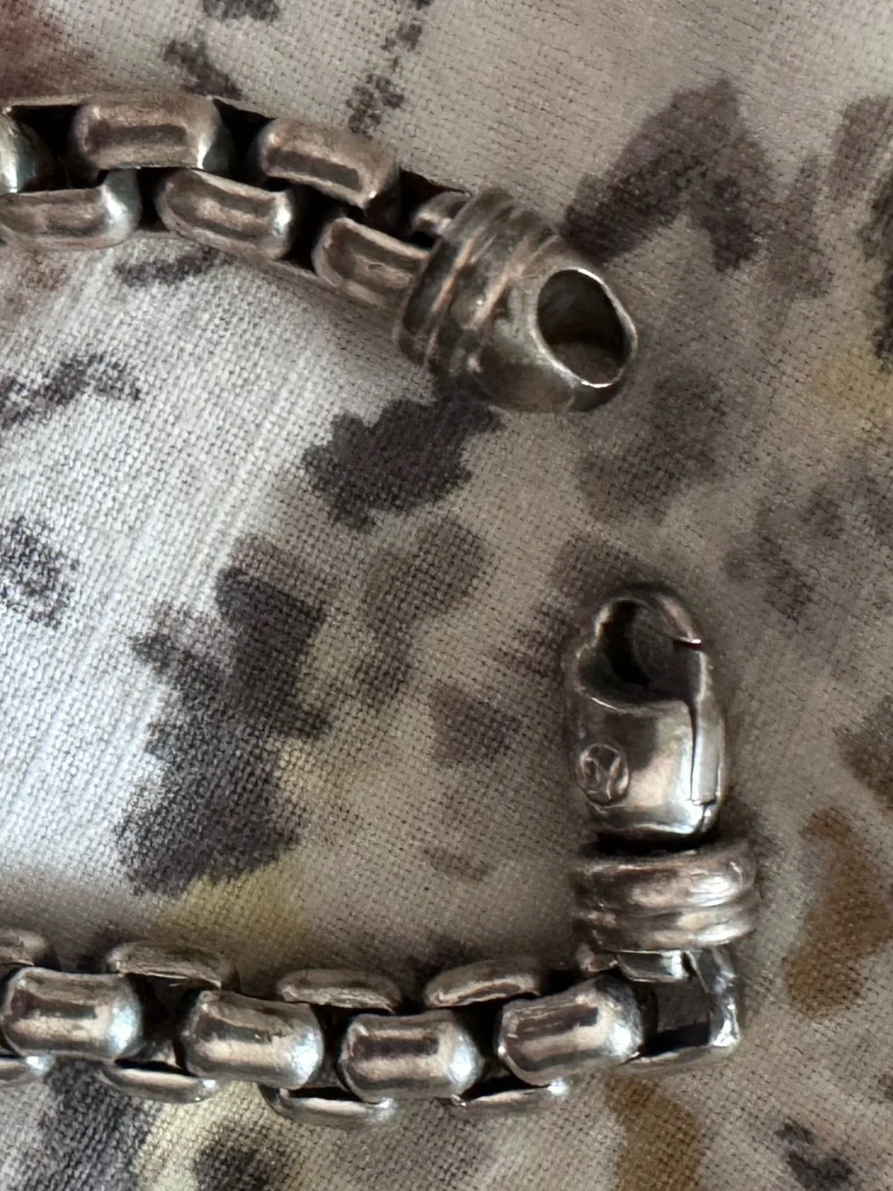 DAVID YURMAN Men's Box Chain Bracelet in Silver, 7mm